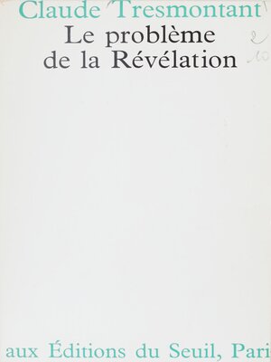 cover image of Le problème de la révélation